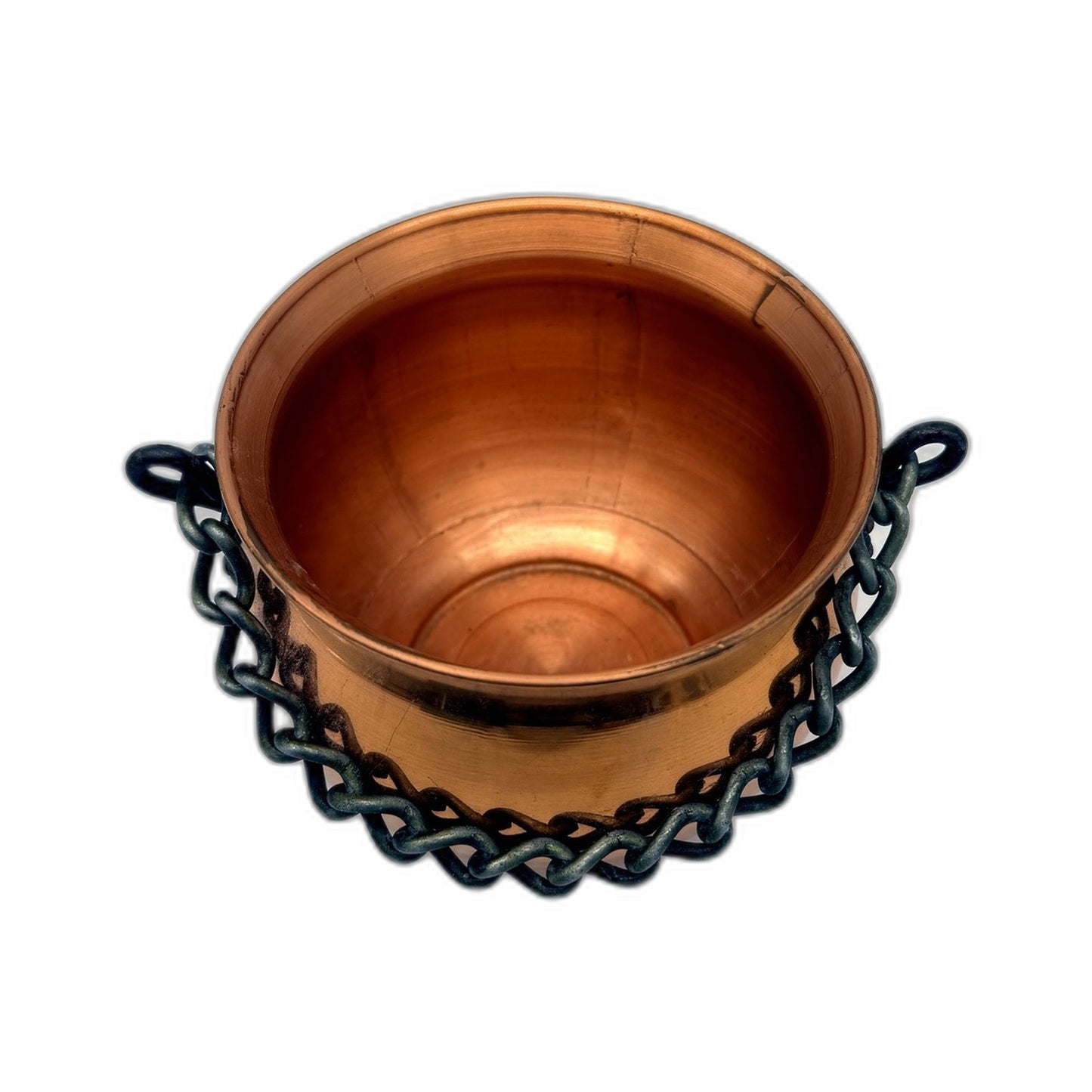 Vintage Hammered Copper Decorative Pot Handcrafted Made In West Germany 10cm