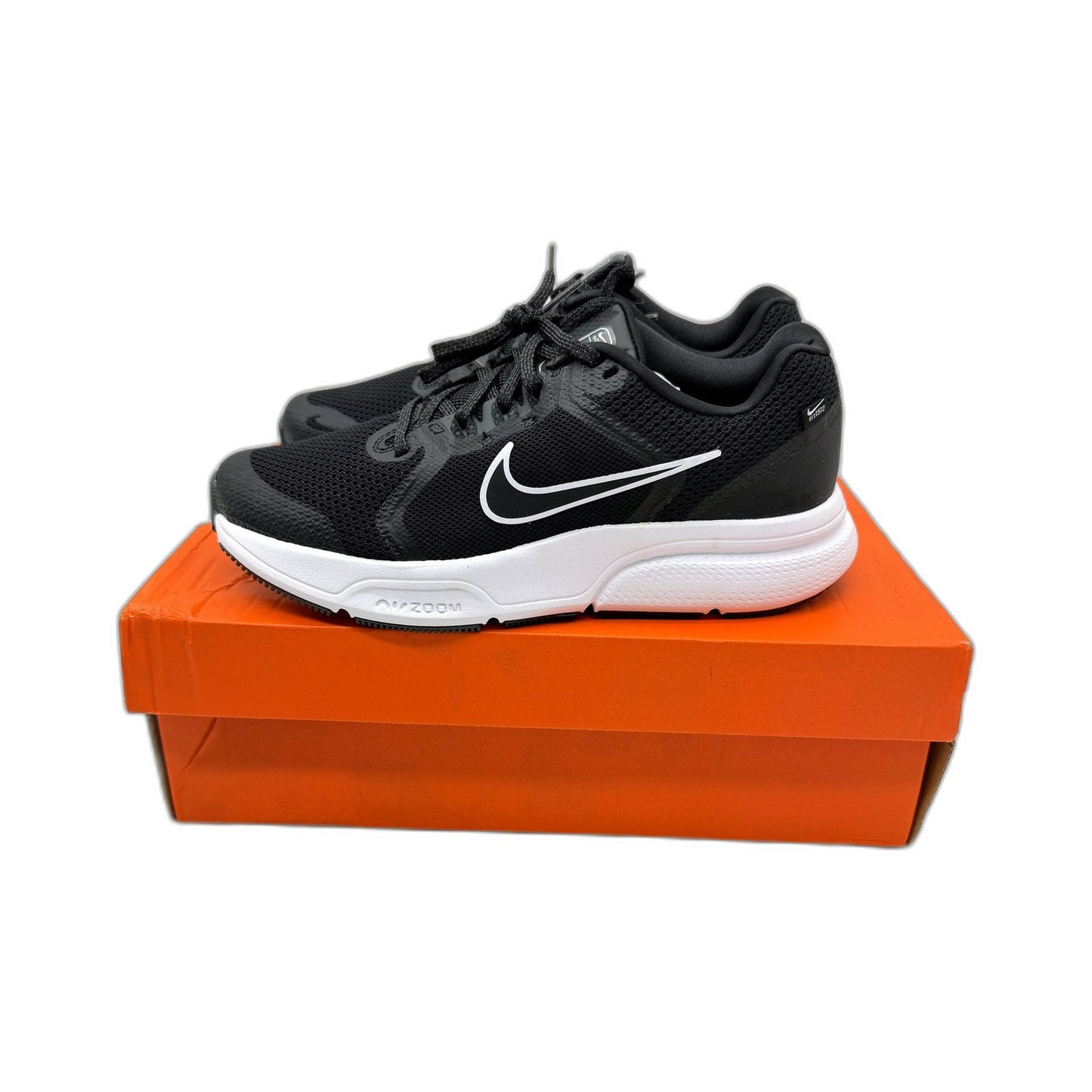 Nike Womens Zoom Span 4 Black/White Running Shoes Size US 7 NEW