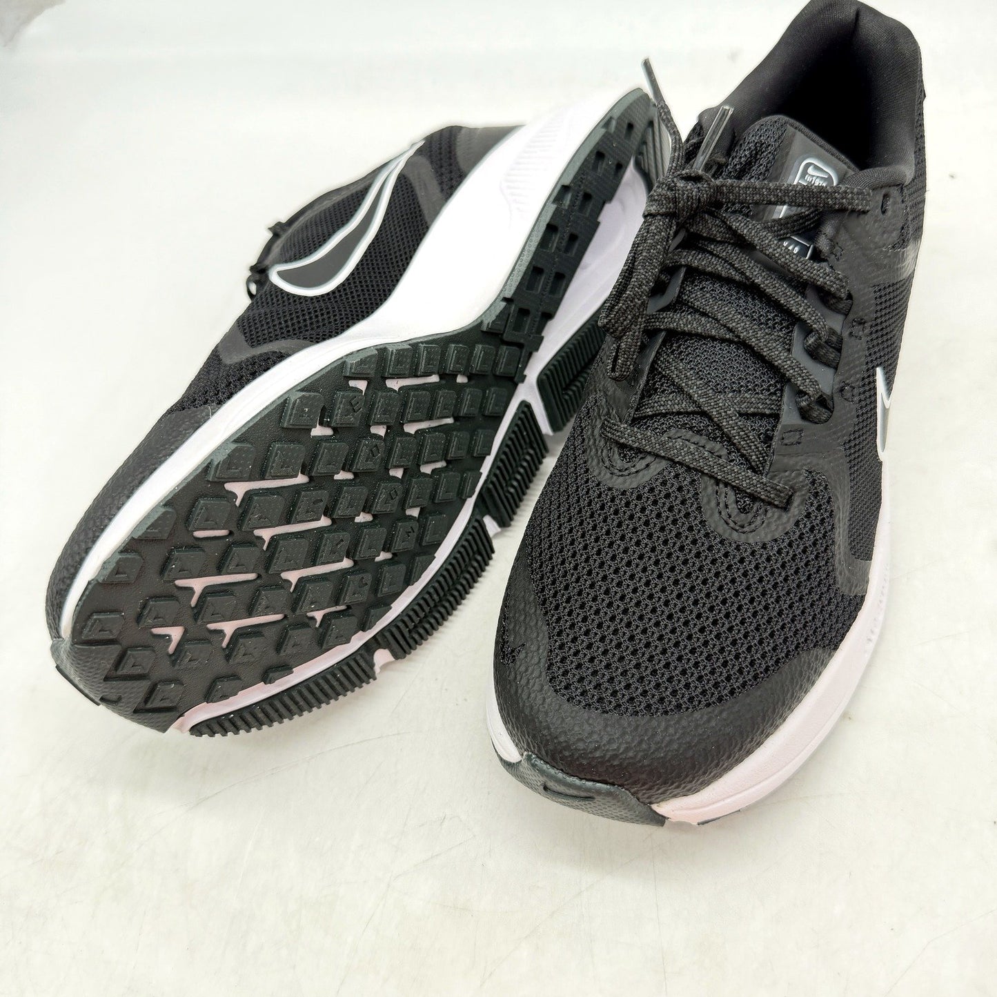 Nike Womens Zoom Span 4 Black/White Running Shoes Size US 7 NEW