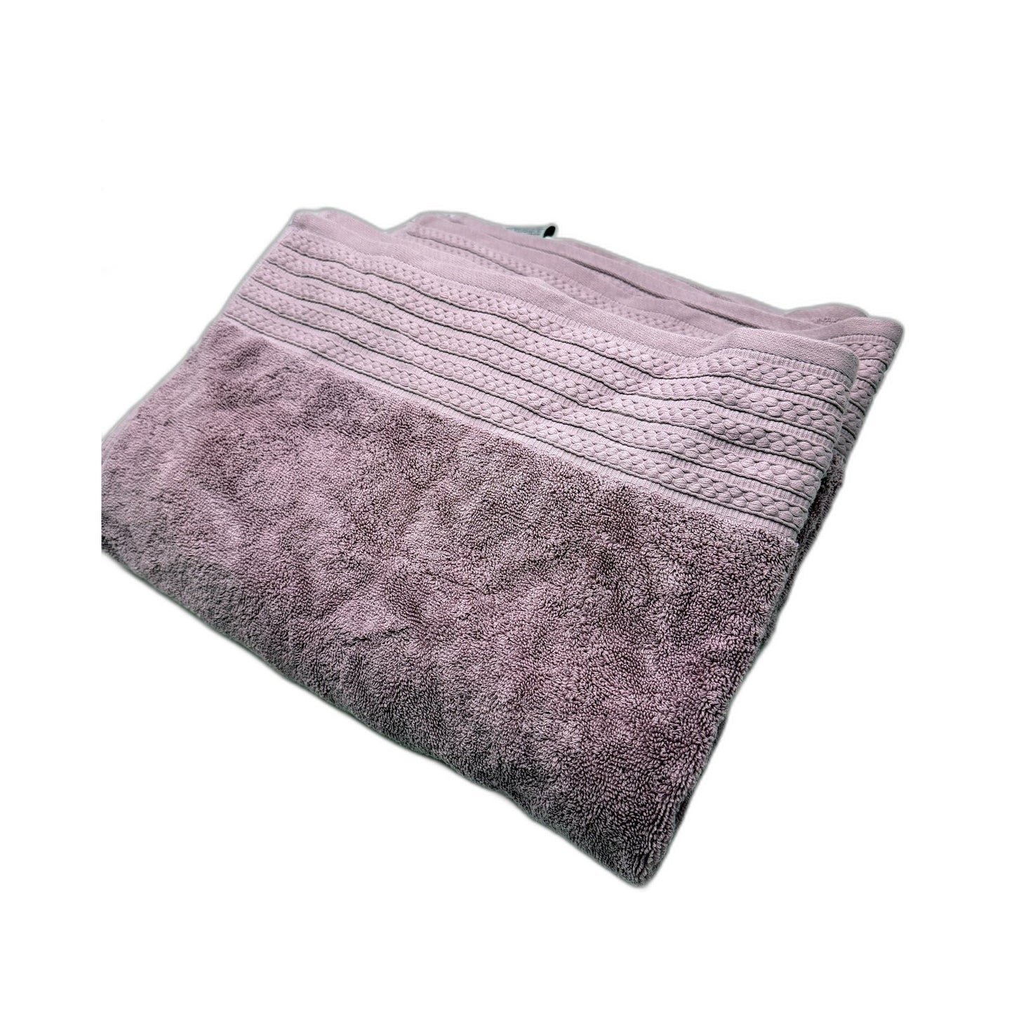 Premium Soft Light Purple Absorbent Cotton Bath Sheet Towel 2 Pack NEW