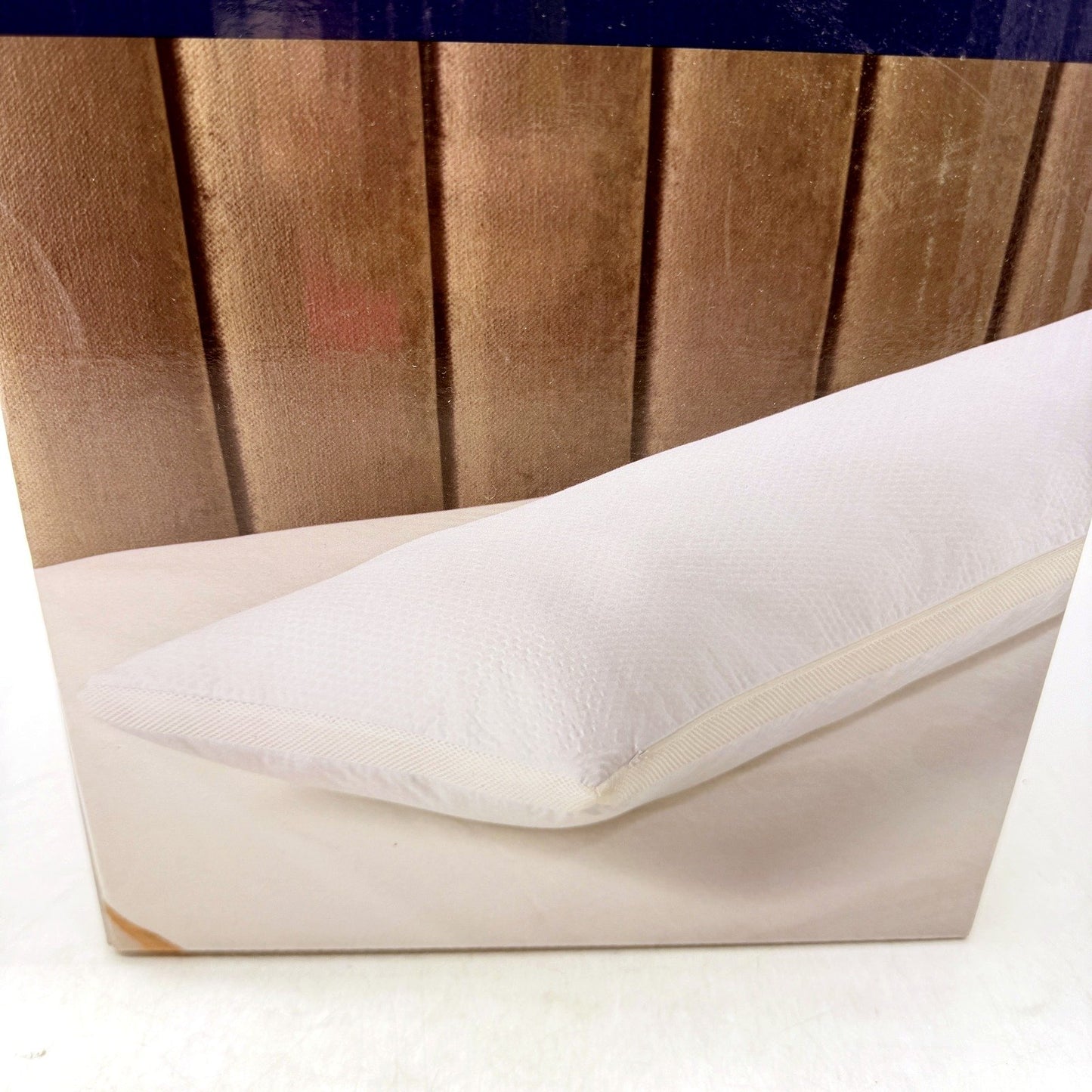 Premium White Temperature Regulating Body Pillow White 40cm x 1.40m 3cm NEW