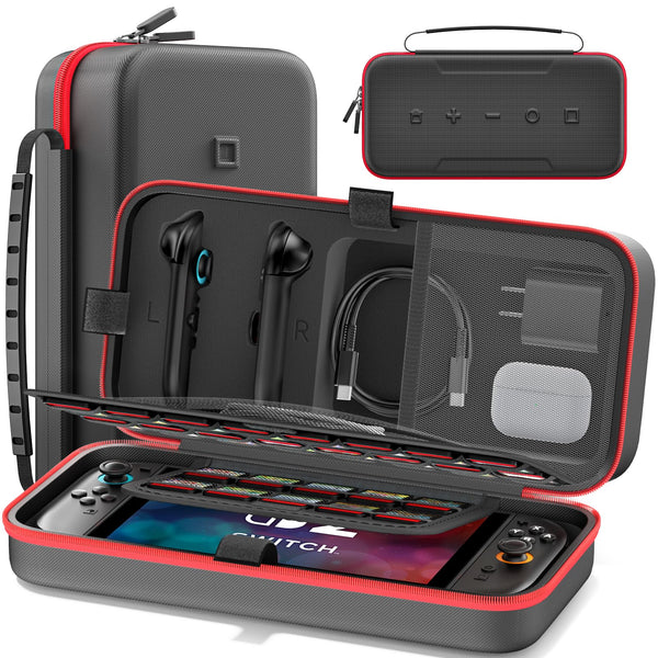 OIVO Nintendo Switch Carrying Case Protective Storage Portable Slim Design NEW
