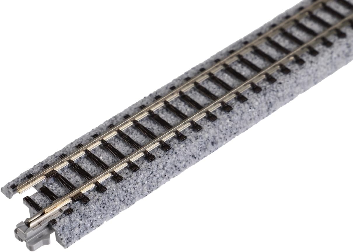 Kato N 248mm 9-3/4" Straight Plastic Accessories for Model Trains 4 Pieces NEW