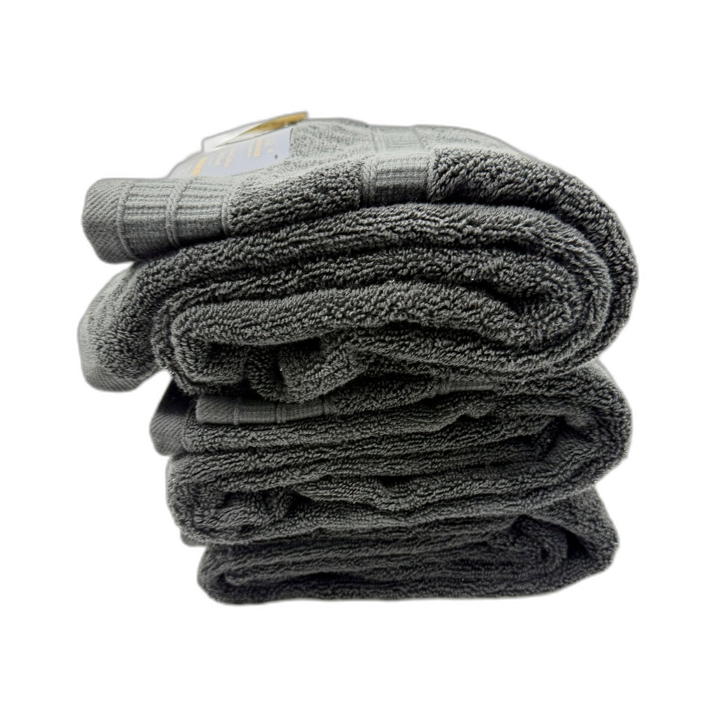 Soft & Absorbent 3 Piece Charcoal Grey Baths Towel Luxury Cotton NEW