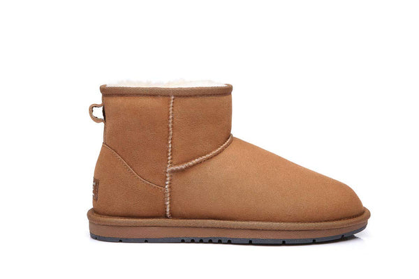 UGG OZ Shepherd Twinface Sheepskin Ankle Boots Chestnut Men 4 Women 6 NEW