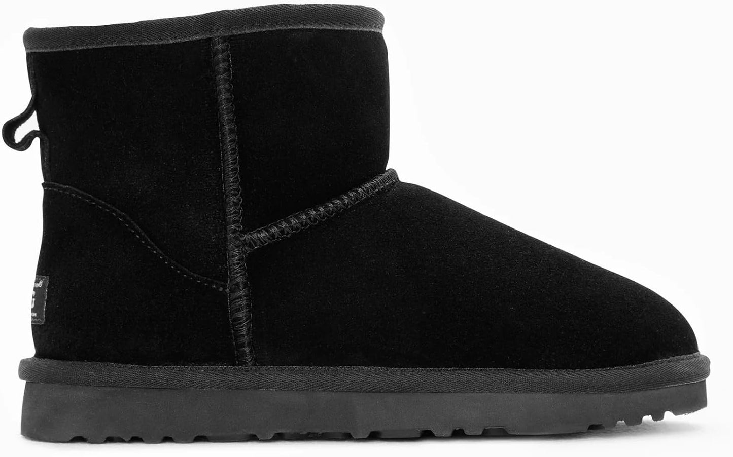 UGG OZWild Mens Classic Australian Sheepskin Ankle Boots, Black, EU 42 NEW
