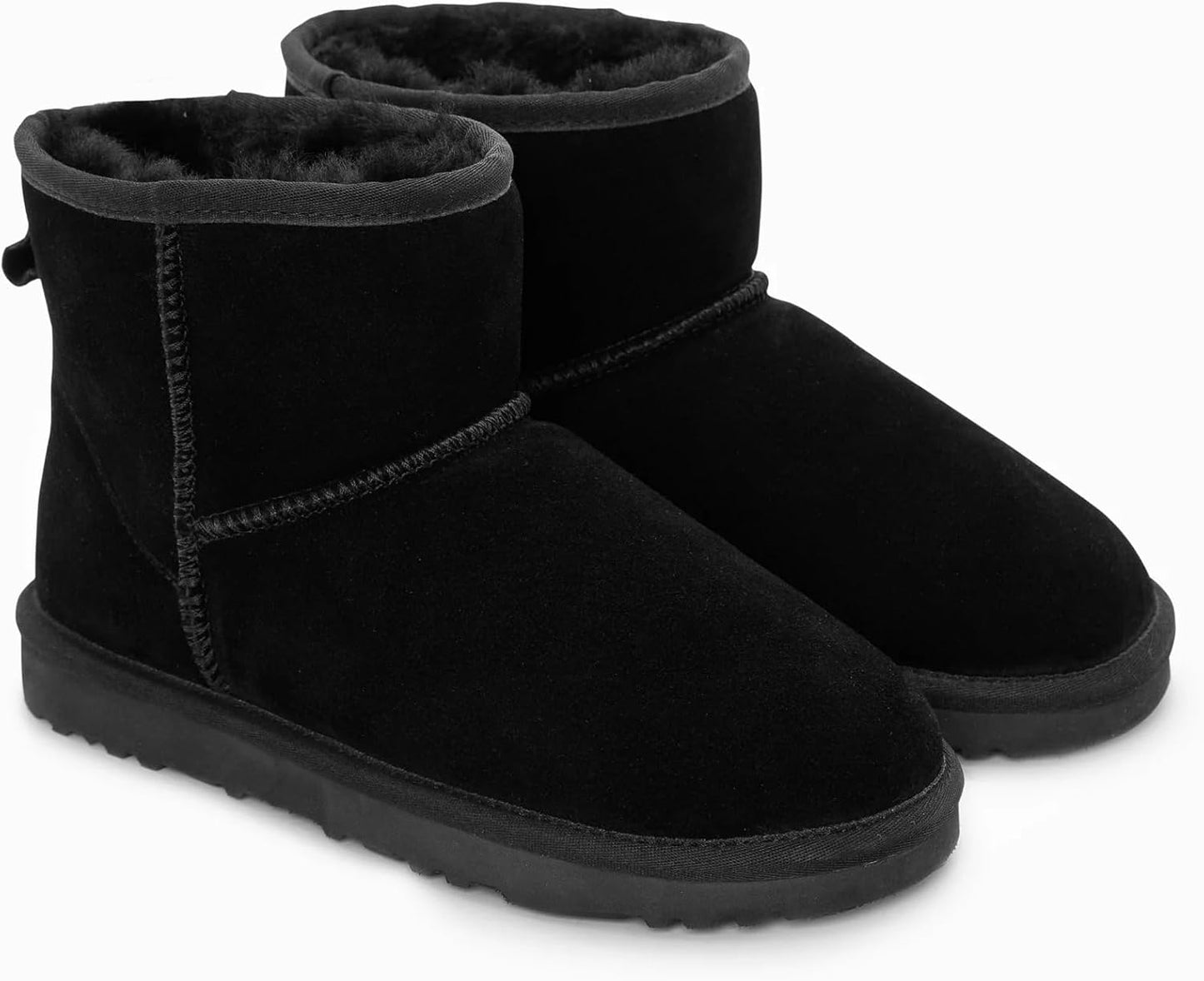 UGG OZWild Mens Classic Australian Sheepskin Ankle Boots, Black, EU 40 NEW