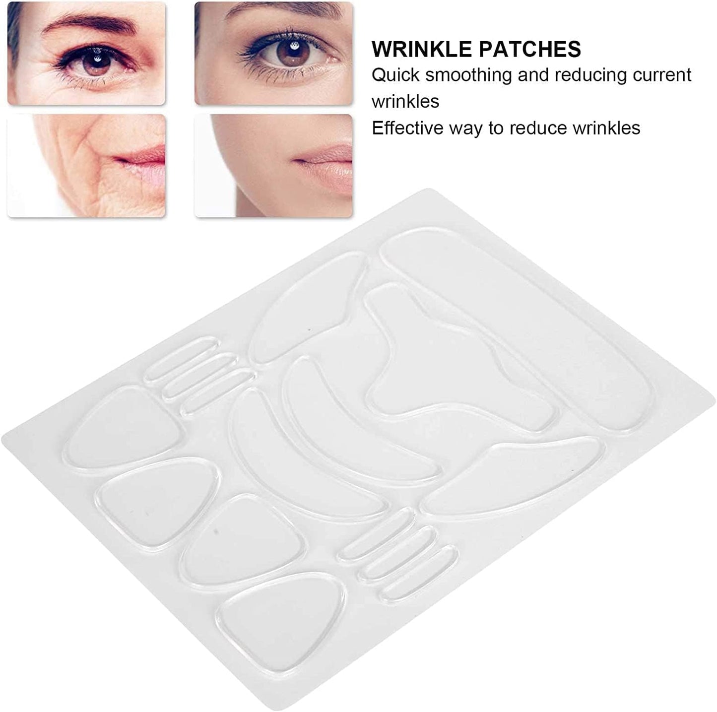 TOYSS Transparent Masks Facial Forehead Anti Wrinkle Patches, 16 Pcs, Skin NEW
