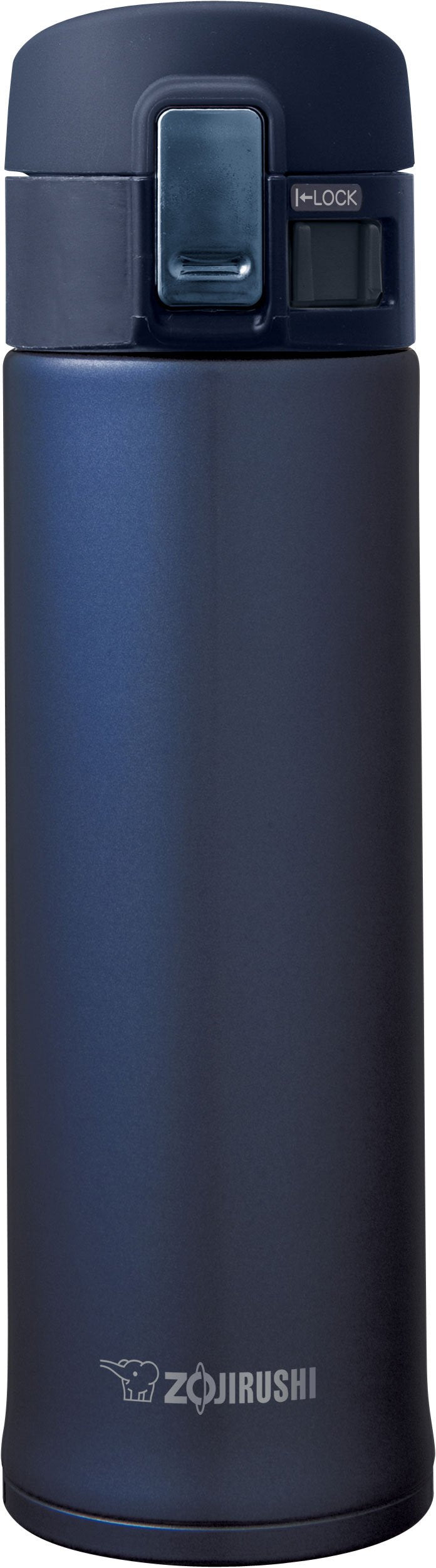 ZOJIRUSHI Stainless Steel Drink Flask with Slicksteel Interior 16 oz Smoky NEW