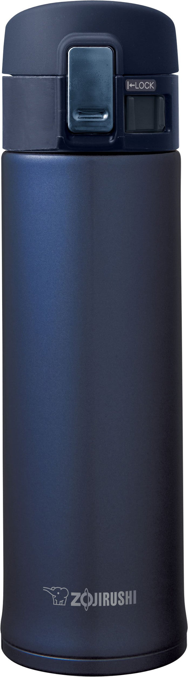 ZOJIRUSHI Stainless Steel Drink Flask with Slicksteel Interior 16 oz Smoky NEW