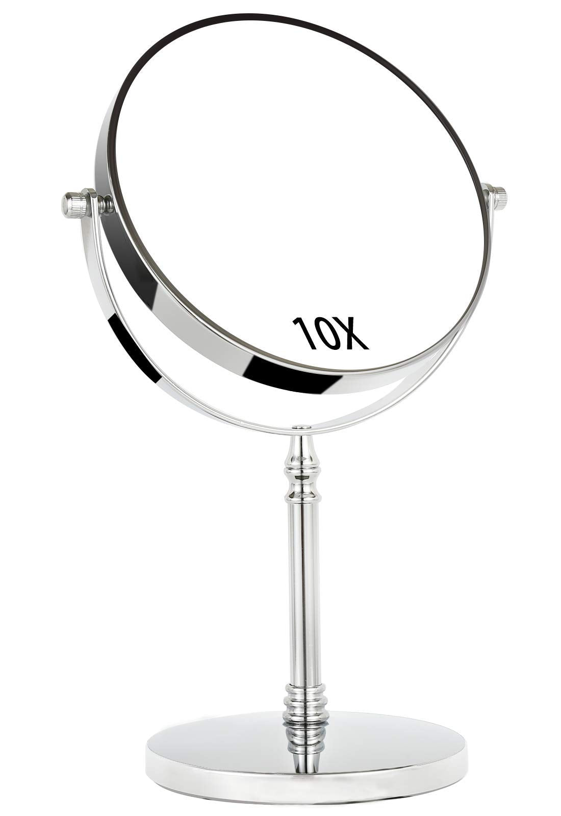 TAOKEY 8" Makeup Mirror with 10X Magnification, Double Sided, Round NEW