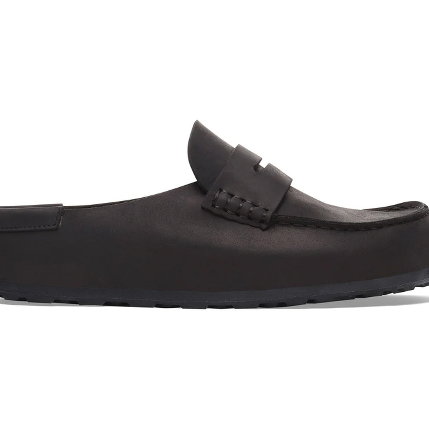 Birkenstock Naples Wrapped Grip Slipper Shoes Black Oiled Leather Men US 10 NEW