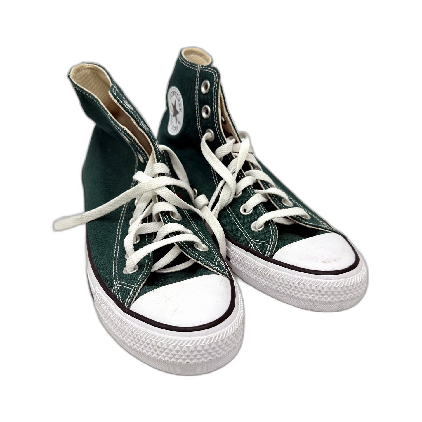 Converse Unisex All-Star High-Top Sneakers Forest Green Size US M8 W10 DEMO