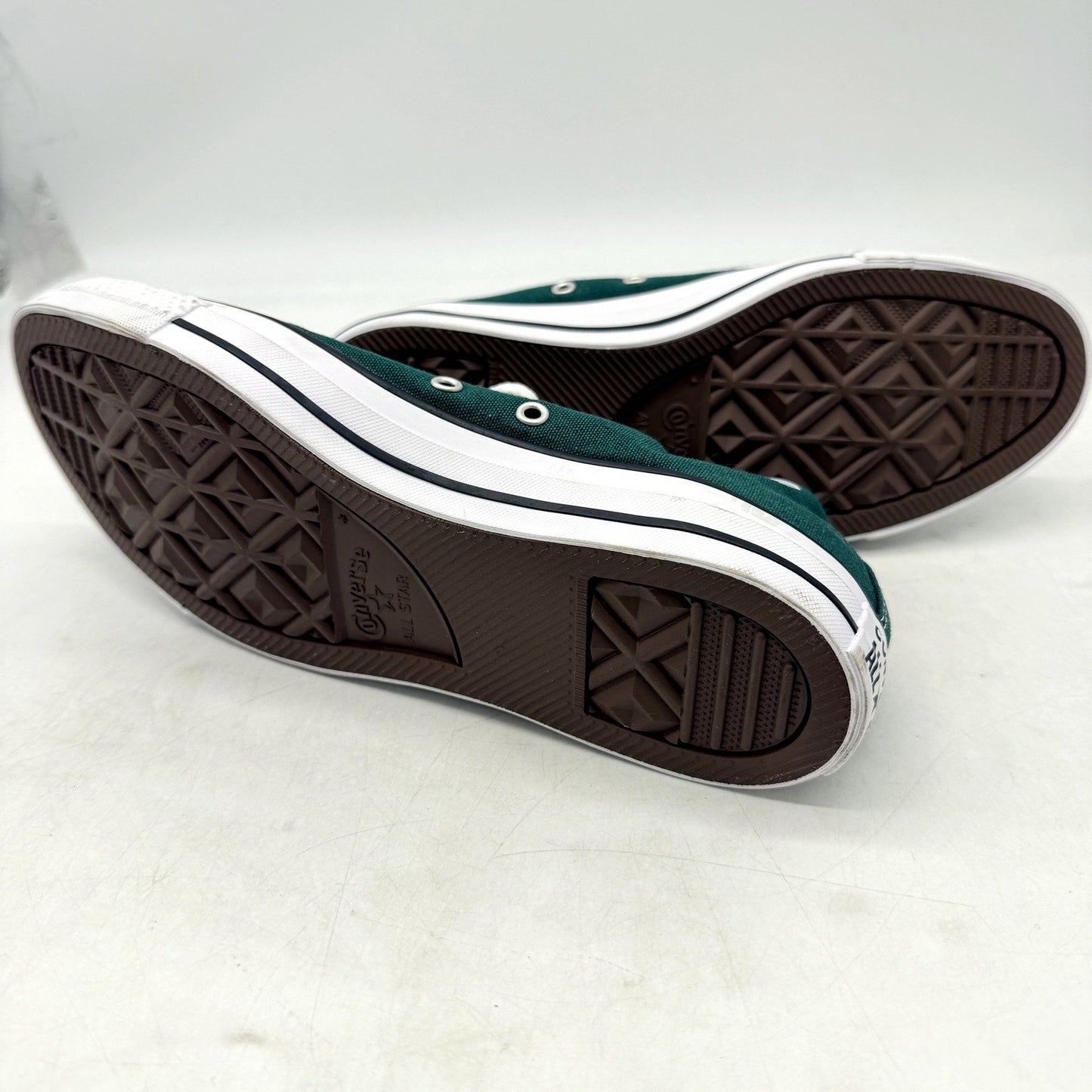 Converse Unisex All-Star High-Top Sneakers Forest Green Size US M8 W10 DEMO