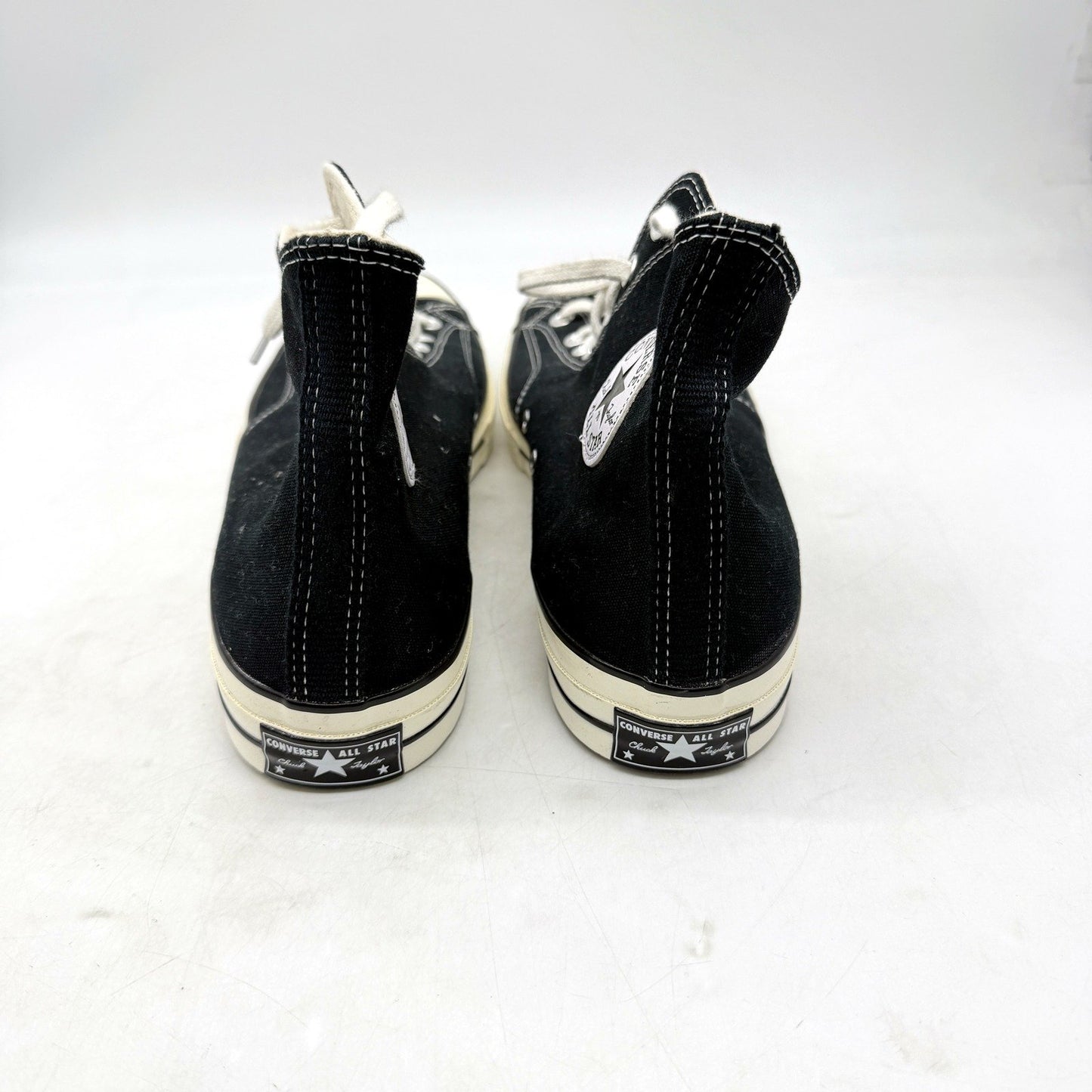 Converse Mens All Star Black High Top Canvas Sneakers US 13 EU 48 DEMO