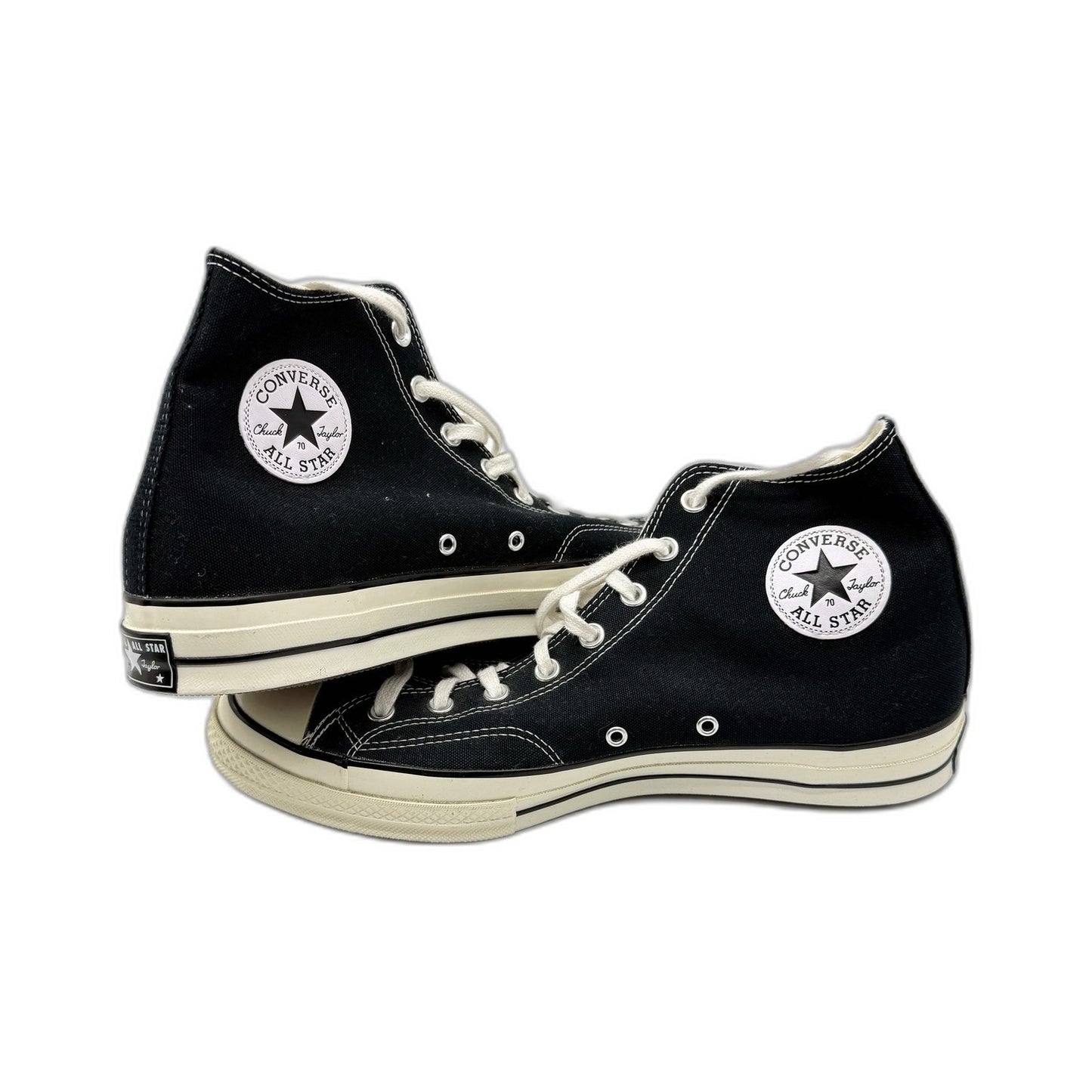 Converse Mens All Star Black High Top Canvas Sneakers US 13 EU 48 DEMO
