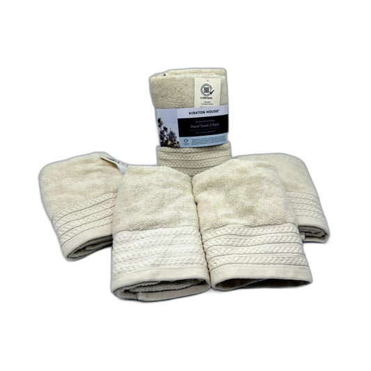 Australian Cotton 6 Piece Beige Hand Towel Set Soft Absorbent Bathroom NEW