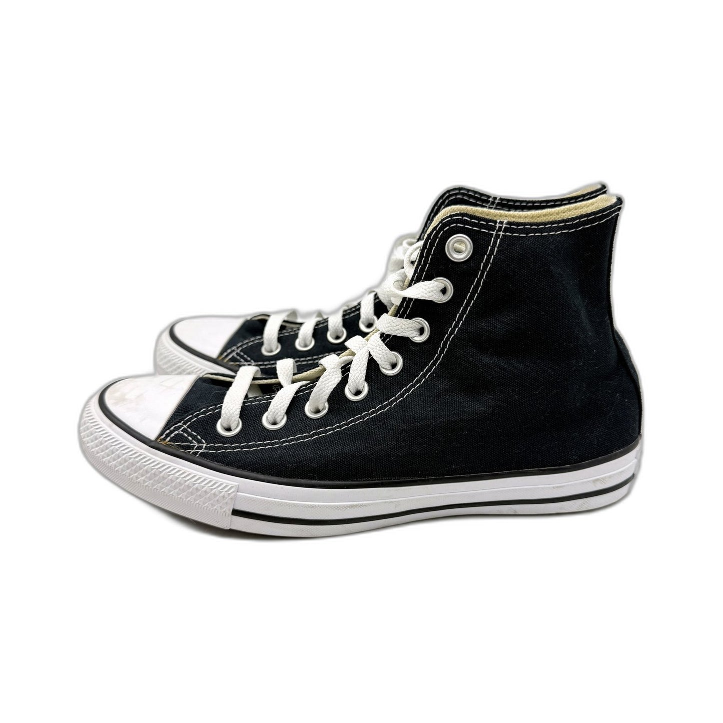 Converse Unisex Chuck Taylor All Star High-Top Black Sneakers US M7 W9 DEMO