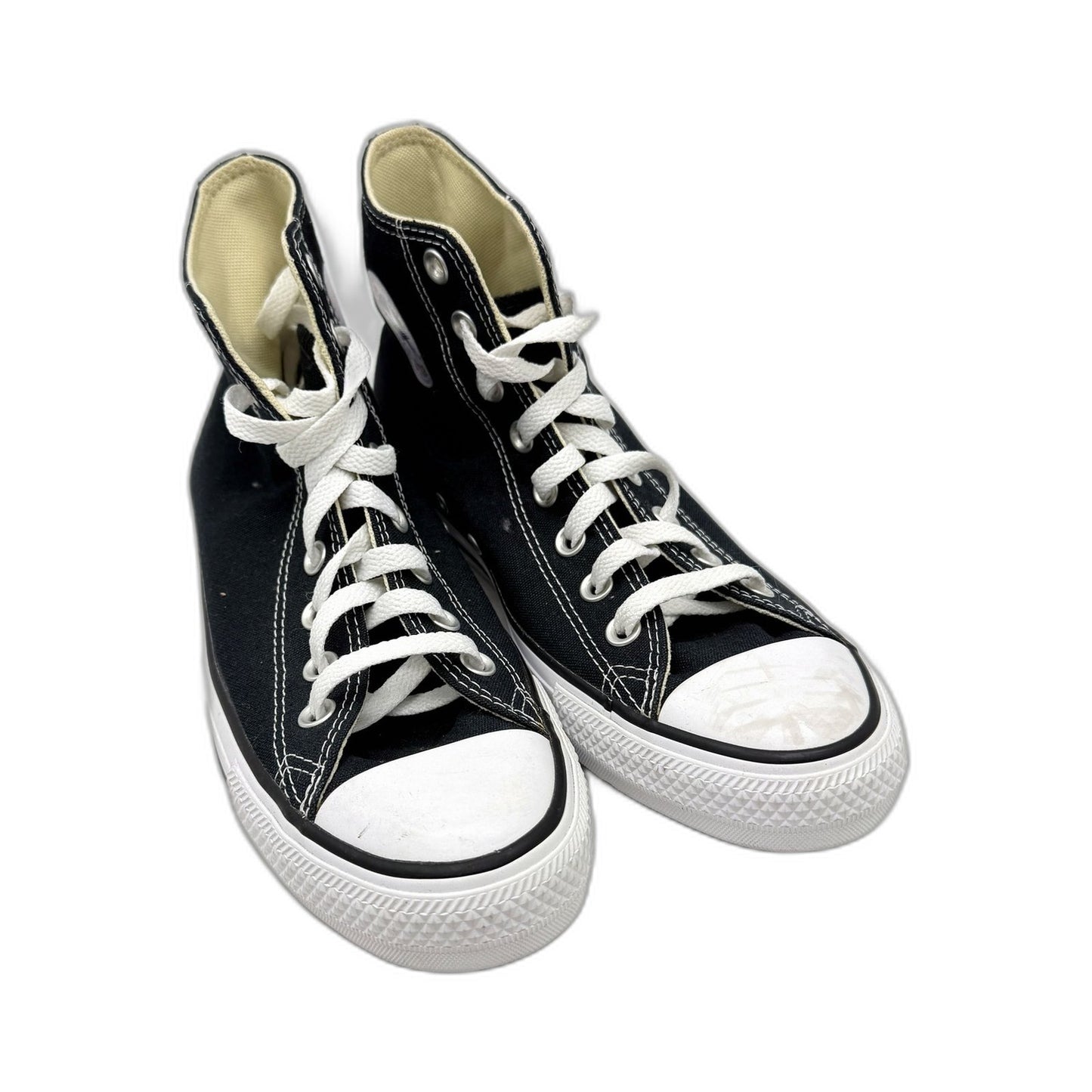 Converse Unisex Chuck Taylor All Star High-Top Black Sneakers US M7 W9 DEMO