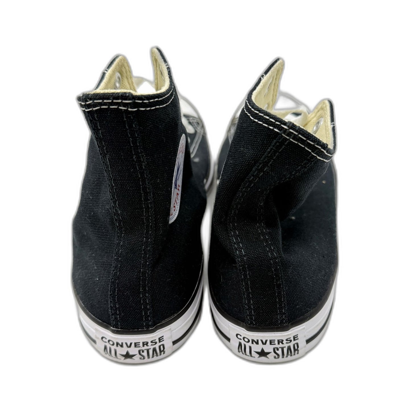 Converse Unisex Chuck Taylor All Star High-Top Black Sneakers US M7 W9 DEMO