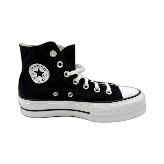 Converse Womens All Star High-Top Sneakers Black Canvas Rubber Sole US 5 DEMO