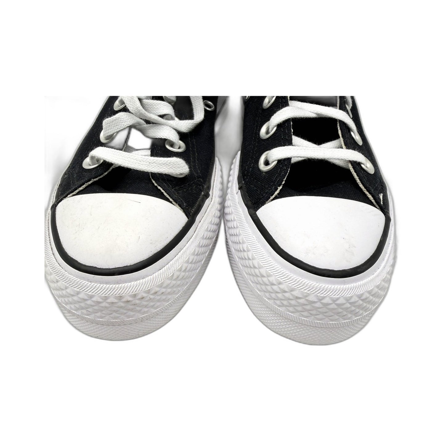 Converse Womens All Star High-Top Sneakers Black Canvas Rubber Sole US 5 DEMO
