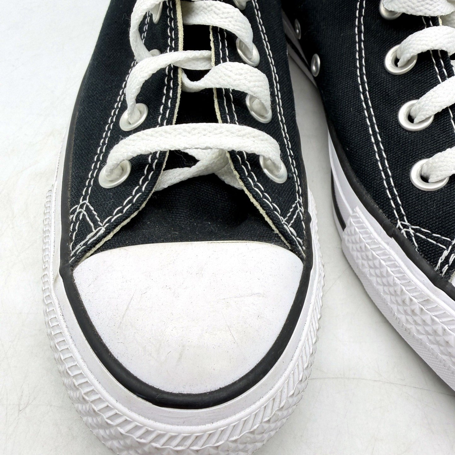 Converse Unisex All Star Black Canvas High Top Sneakers US Mens 6 Women 8 DEMO