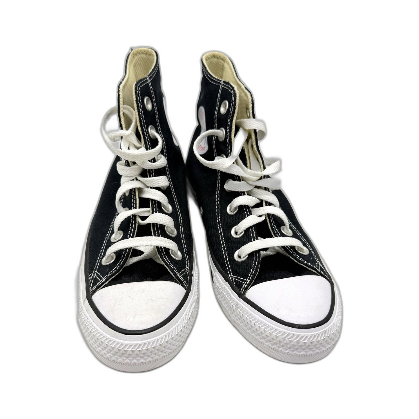Converse Unisex All Star Black Canvas High Top Sneakers US Mens 6 Women 8 DEMO