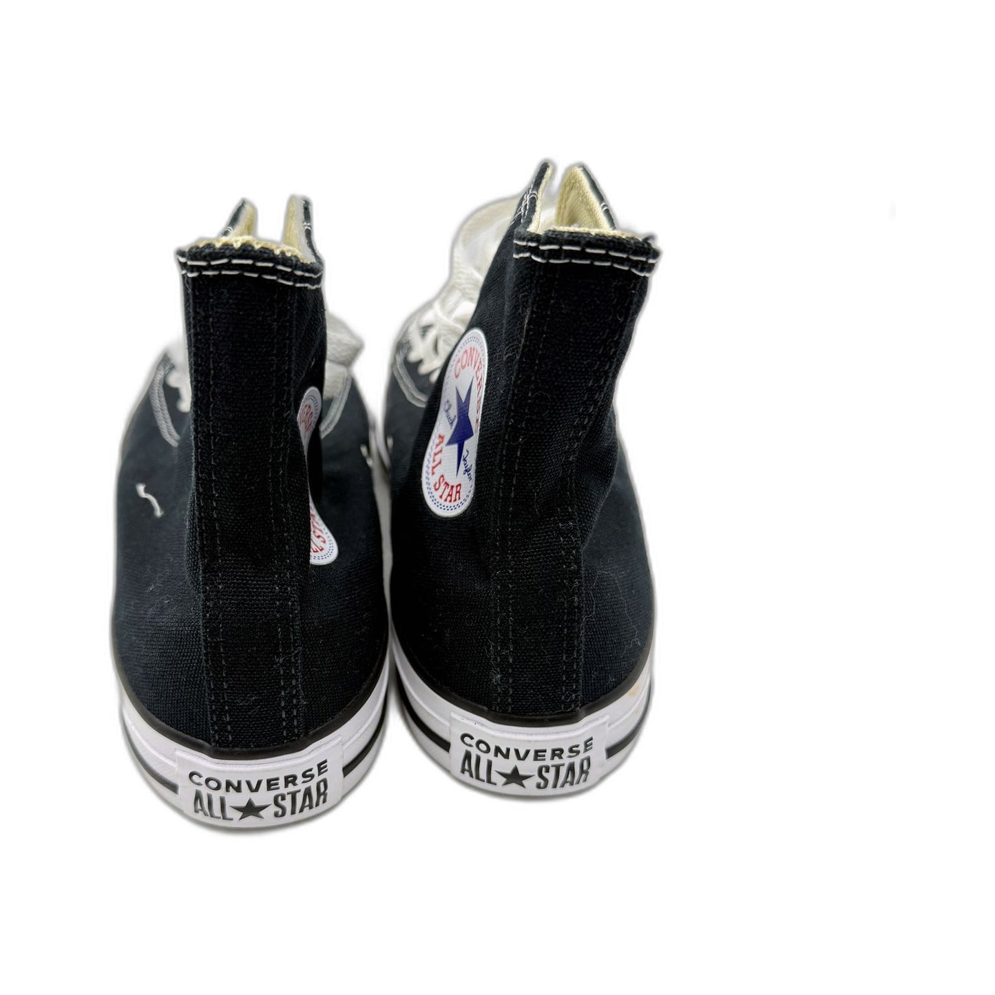 Converse Unisex All Star Black Canvas High Top Sneakers US Mens 6 Women 8 DEMO