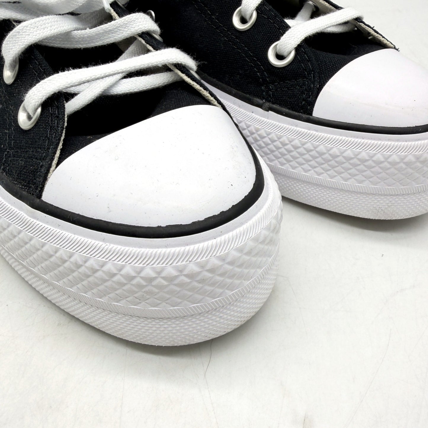 Converse Womens All Star High-Top Black Canvas Sneakers US 10 DEMO