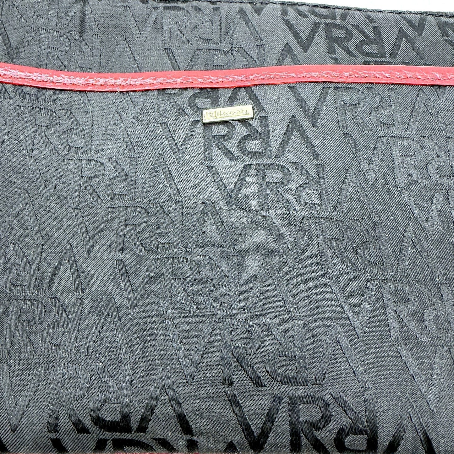 Valentino Rudy Crossbody Bag Stylish Nylon Red Leather Accented Purse Handbag