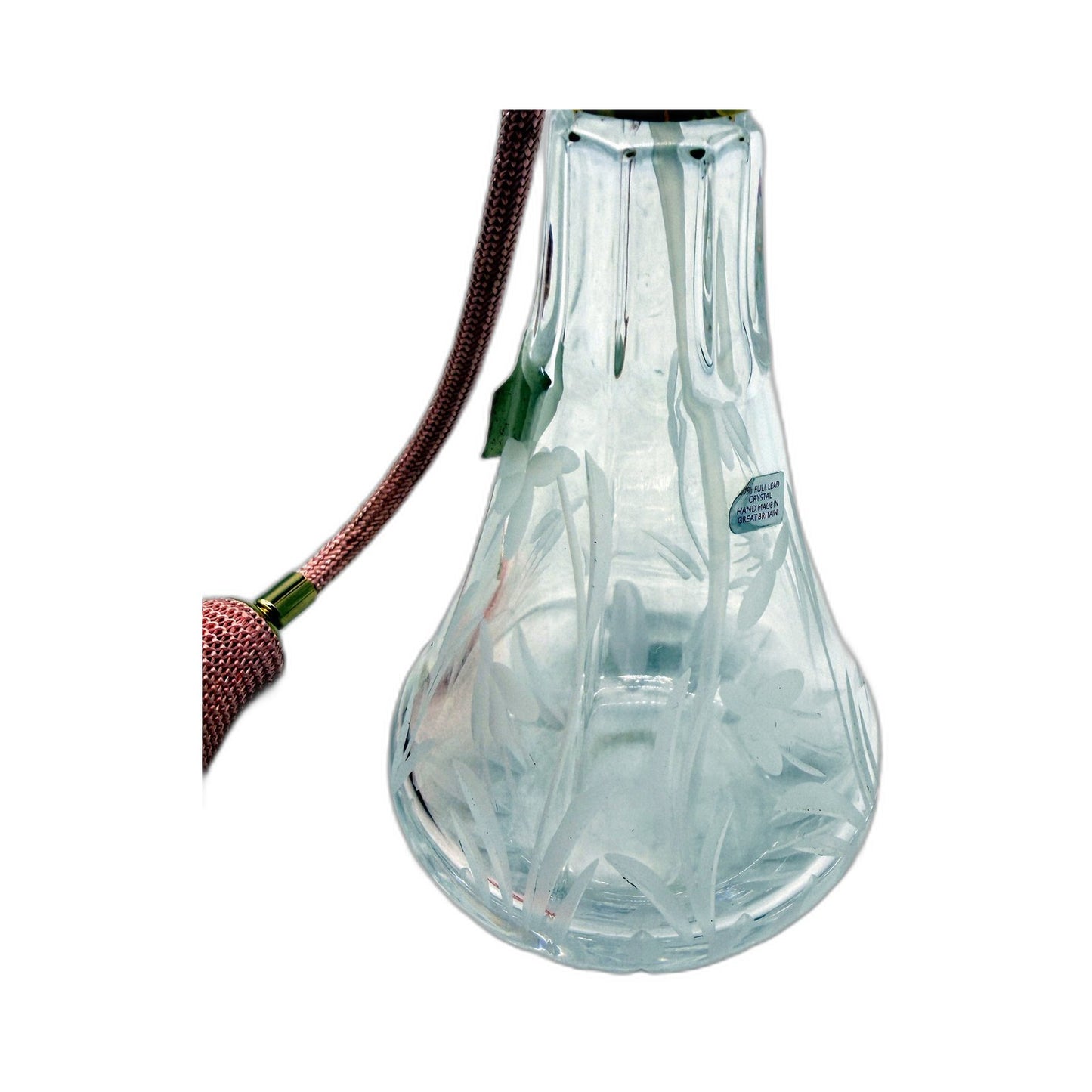 Stuart Crystal Clear Glass Full Lead Crystal Decorative Perfume Atomizer Sprayer