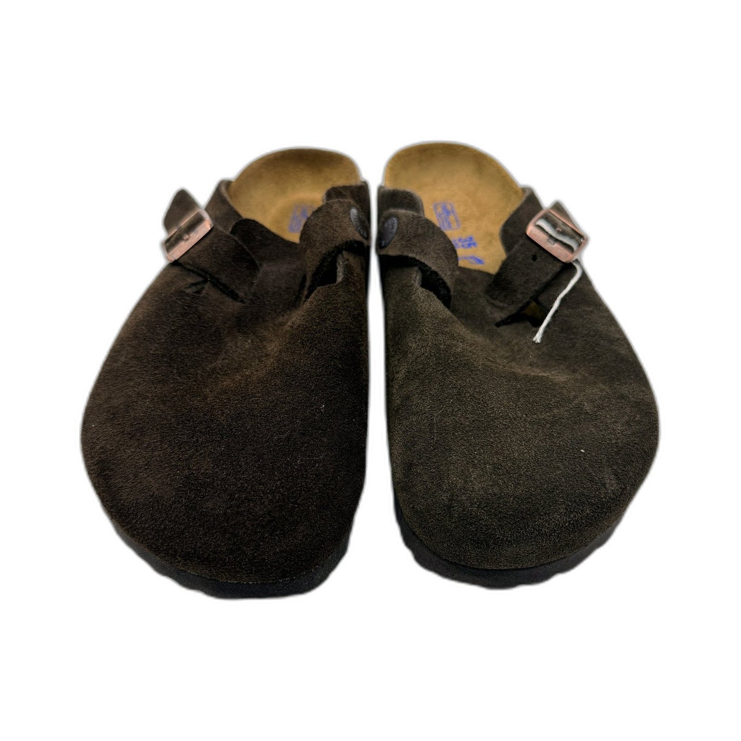 Birkenstock Womens Dark Brown Suede Slide Sandals US Size 4 -Odd Colour DEMO
