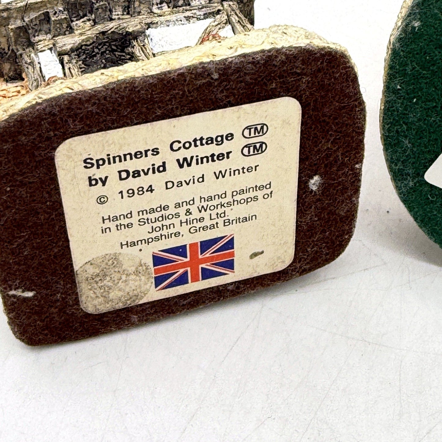 VINTAGE 1980's David Winter Decorative Cottages 3 Piece Ceramic Home Decor