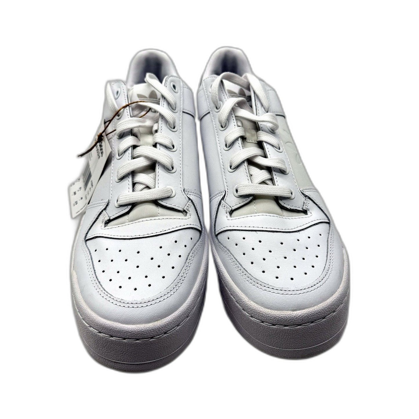 adidas Womens Forum Bold Leather Sneakers, White, Size US 11 NEW