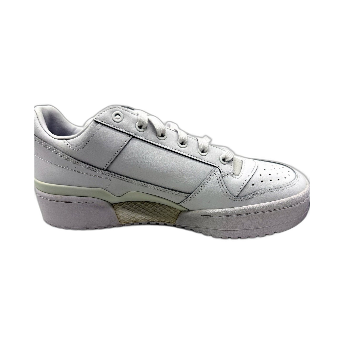 adidas Womens Forum Bold Leather Sneakers, White, Size US 11 NEW