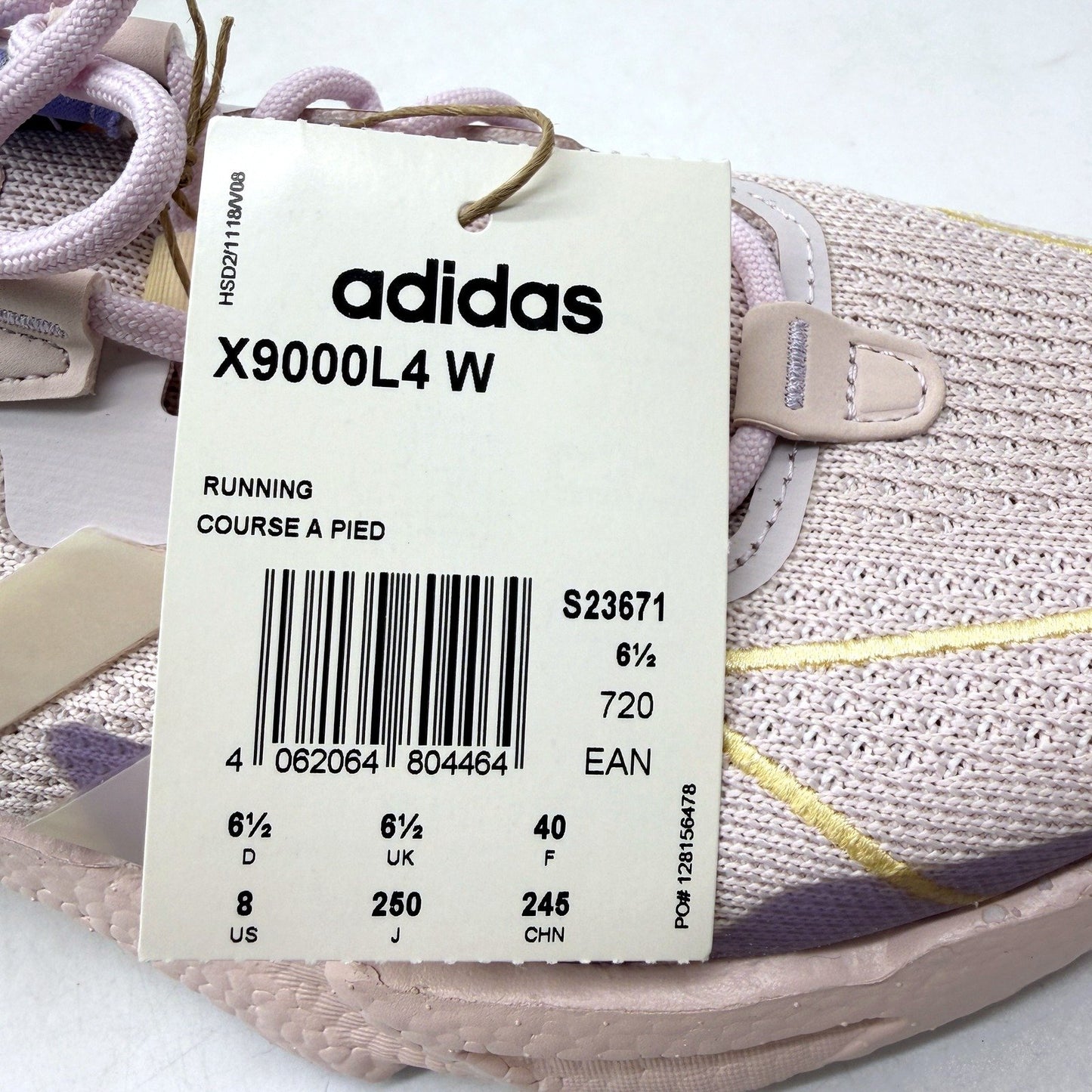 adidas Womens X9000L4 W Running Shoes Boost Cushioned Lightweight US 8 NEW