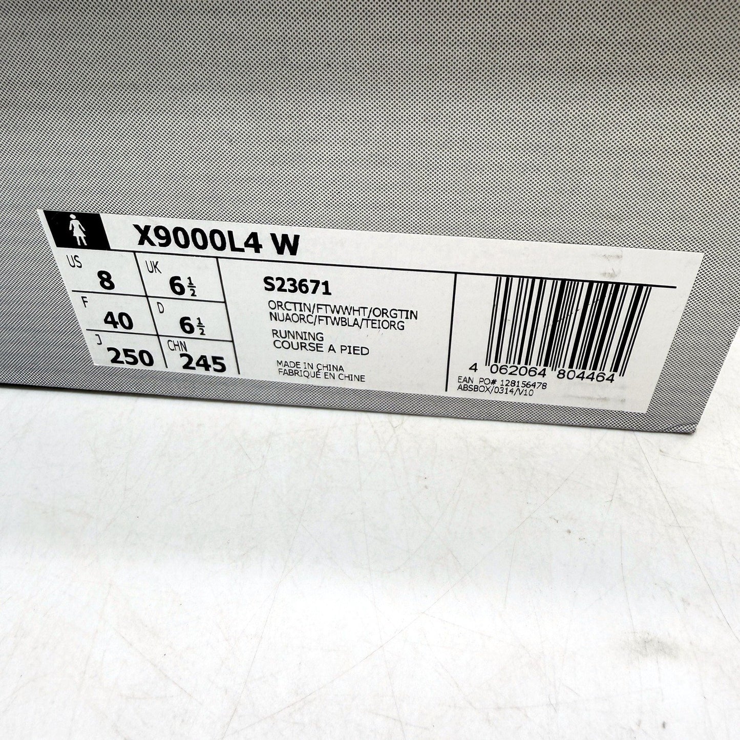 adidas Womens X9000L4 W Running Shoes Boost Cushioned Lightweight US 8 NEW