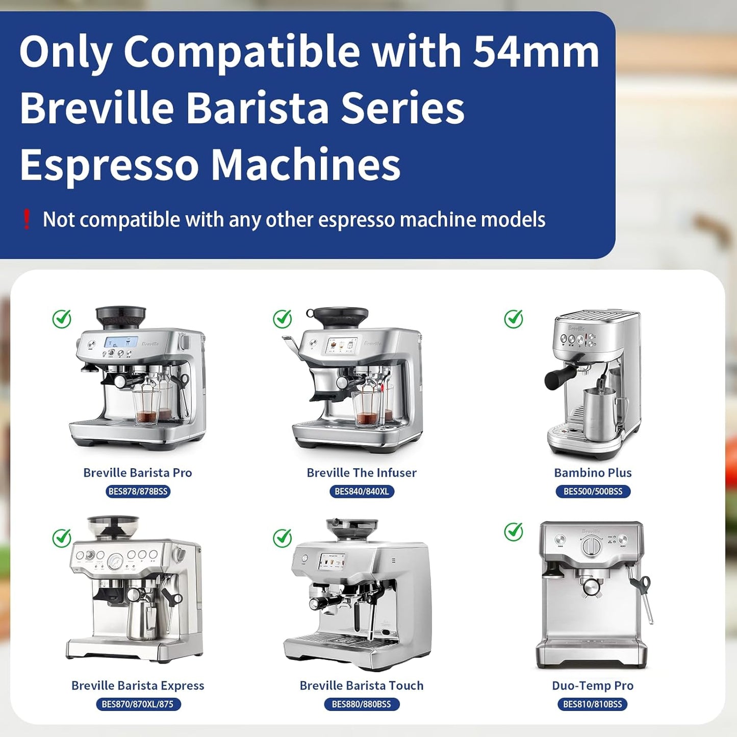 UUBOXS Bottomless Tampers Portafilter for Barista Express BES870XL Tamper NEW