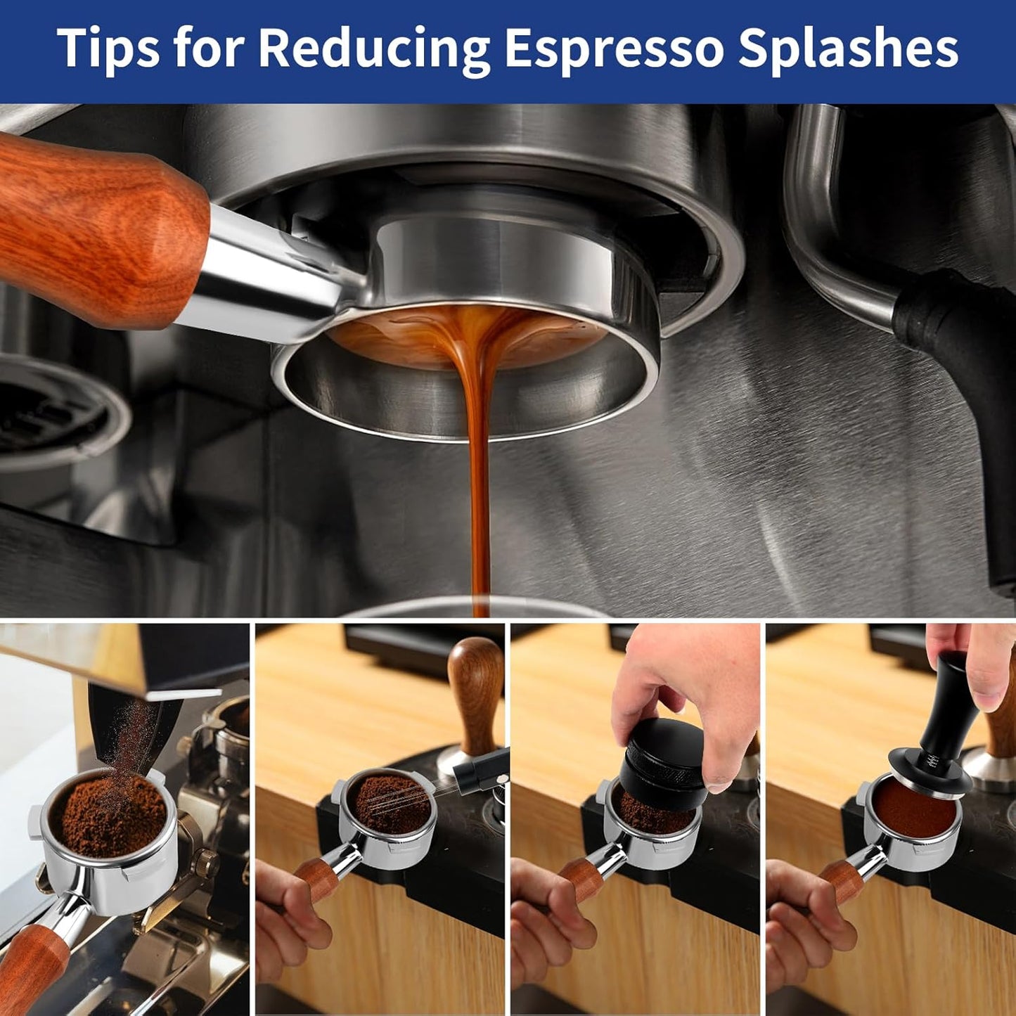UUBOXS Bottomless Tampers Portafilter for Barista Express BES870XL Tamper NEW