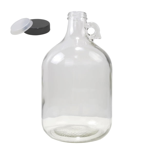 SZZ 5 Litre Glass Demijohn Fermenter with Screw Top Lid Heavy Duty Clear NEW