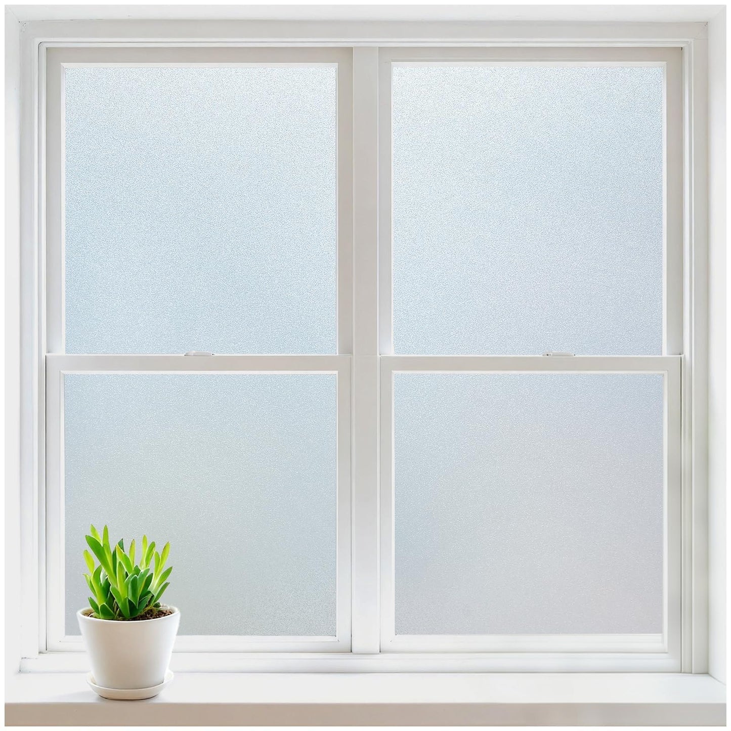 rabbitgoo Decorative Frosted Window Privacy Film Opaque Static Cling Pure NEW