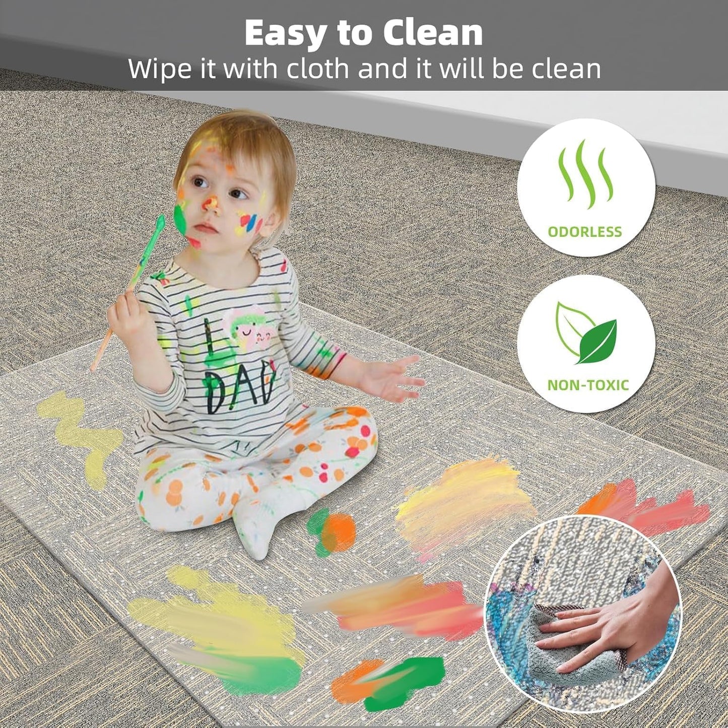 Anyuainiya Transparent Multi Surface Chair Mat for Carpets Rectangle 120x90 NEW