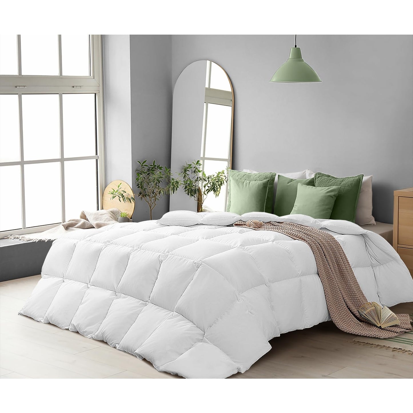 BEDRA BEDDING Quilts 500GSM Goose Feather Comforter All Seasons Quilt DOUBLE NEW
