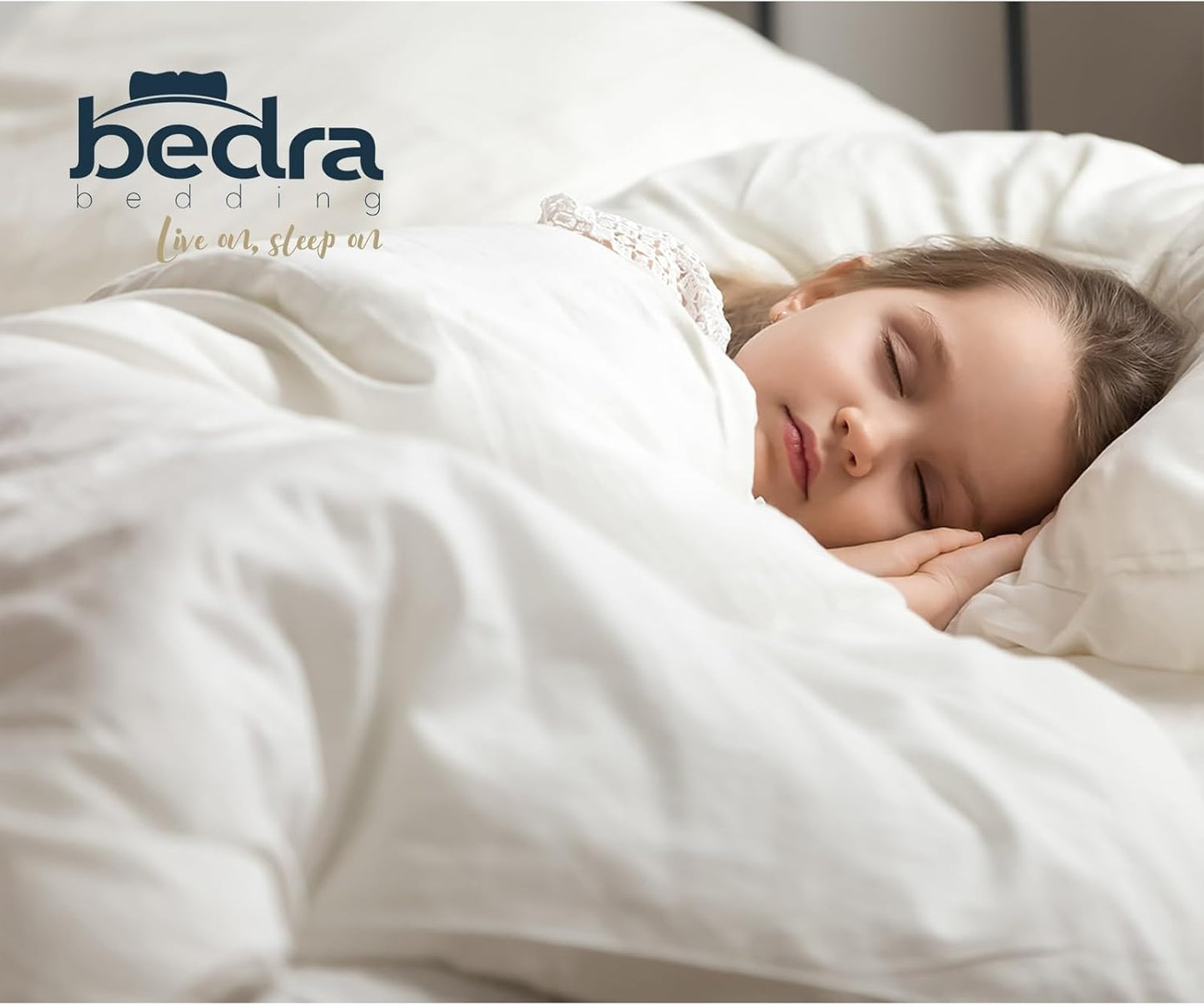 BEDRA BEDDING Quilts 500GSM Goose Feather Comforter All Seasons Quilt DOUBLE NEW