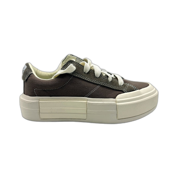 Converse Khaki Brown Canvas & Sueded Platform Sneakers Shoes US M 5.5 W 7.5 DEMO