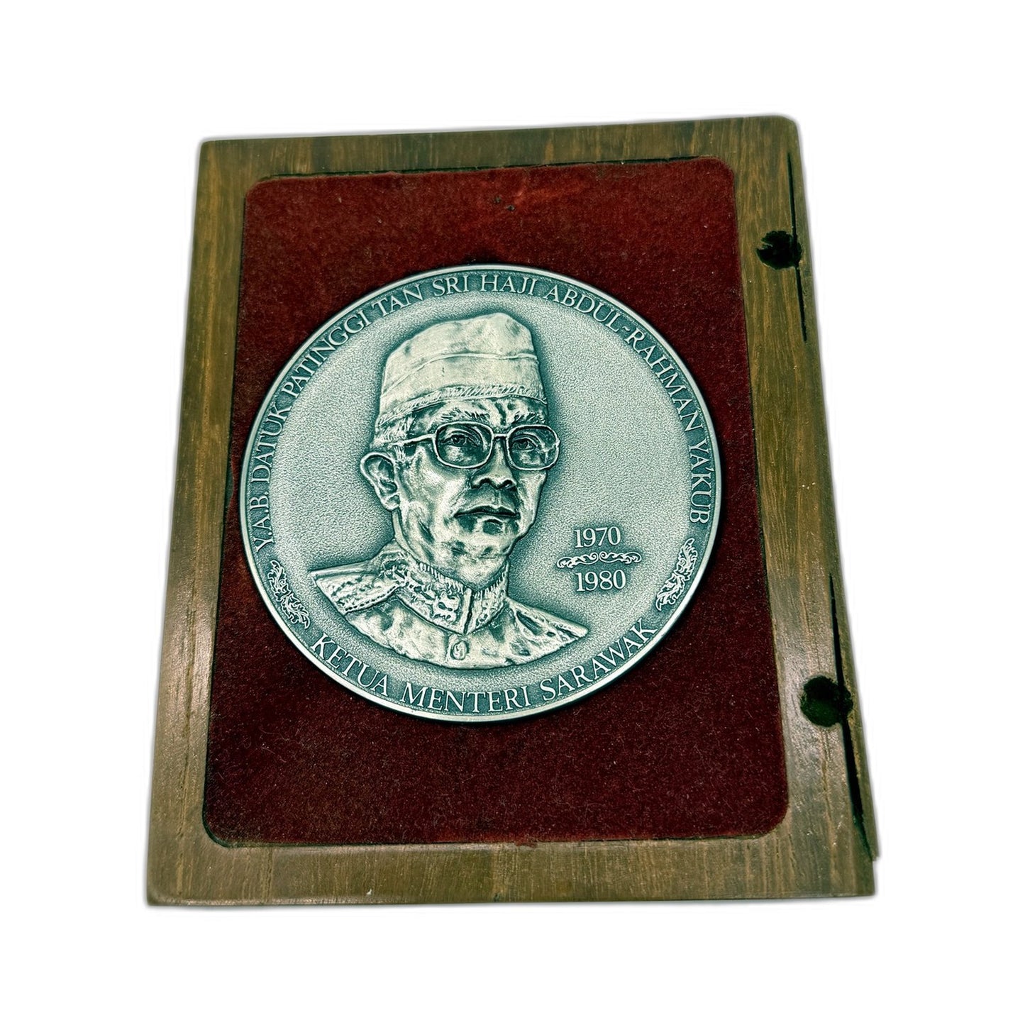 Sarawak Commemorative Silver Collectible Coin Medal - Unique Souvenir Gift
