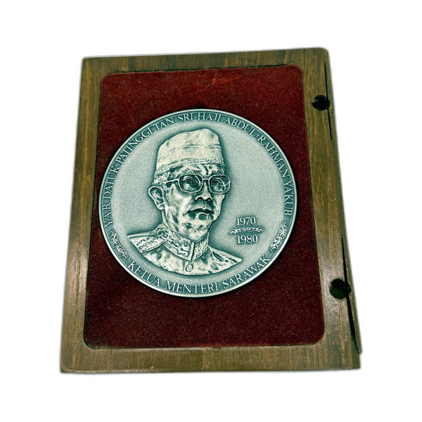Sarawak Commemorative Silver Collectible Coin Medal - Unique Souvenir Gift