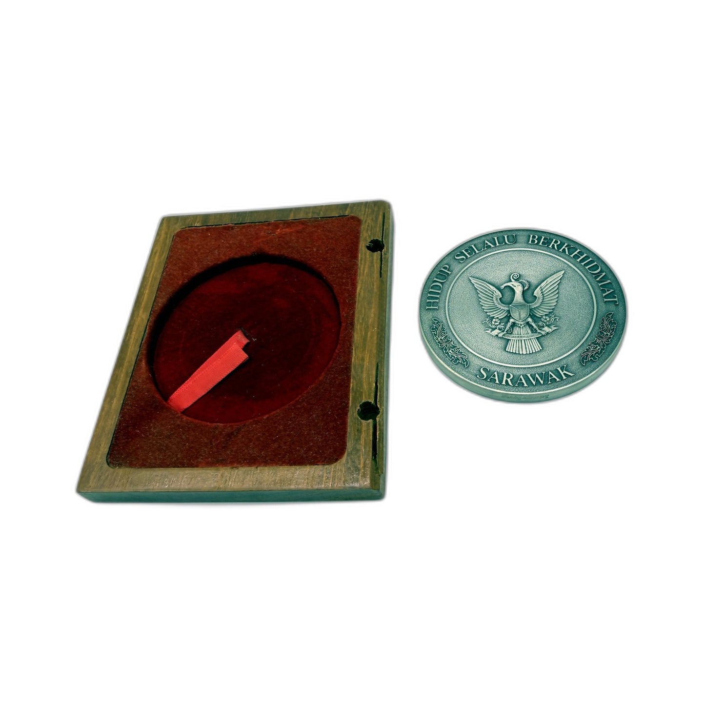 Sarawak Commemorative Silver Collectible Coin Medal - Unique Souvenir Gift