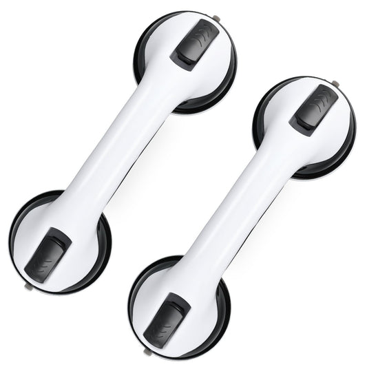 MCDEX Plastic Grab Bars for Bathtub and Shower, 2 Pack 12 Inch Strong NEW
